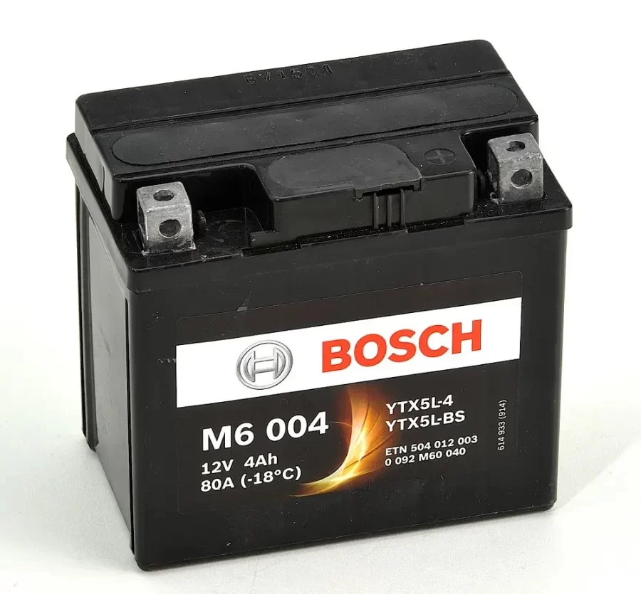 Batería de moto 4 Ah M6004 Bosch AGM