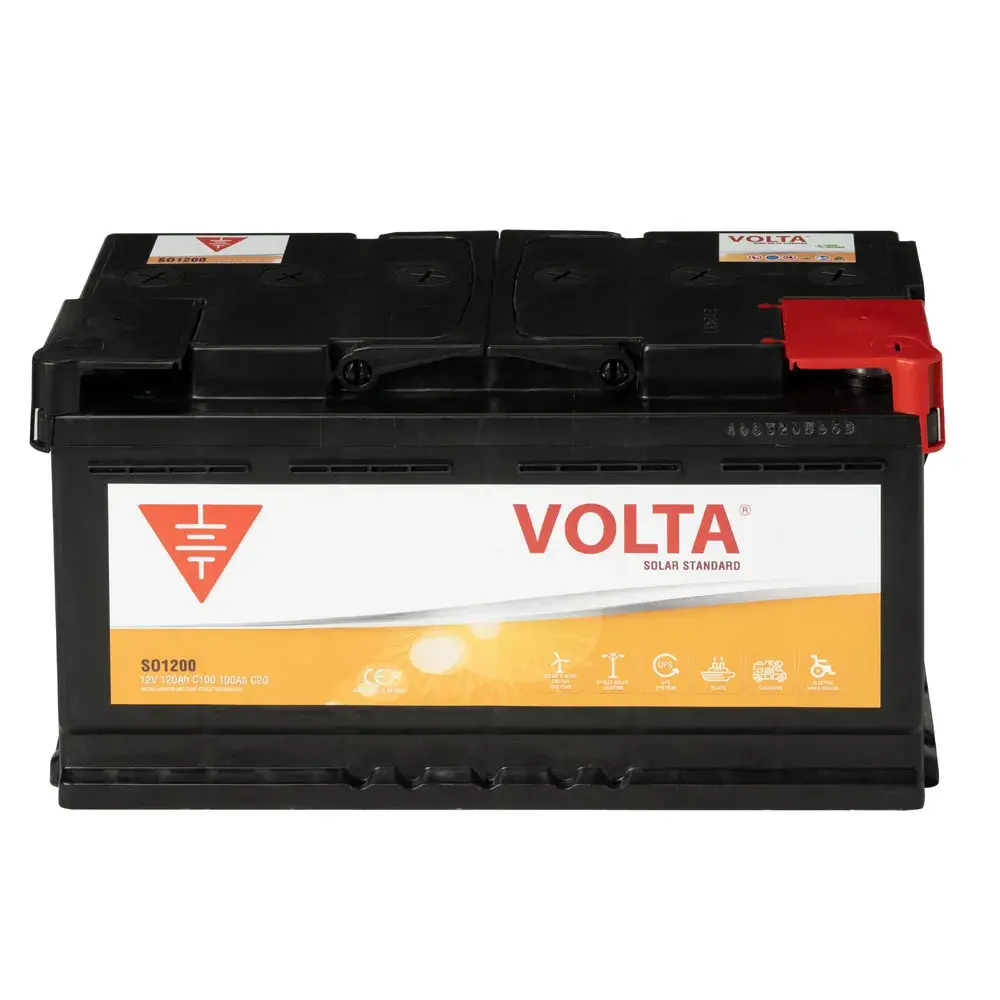 Batería Solar SO1200D De 120Ah Volta - Volta Baterias