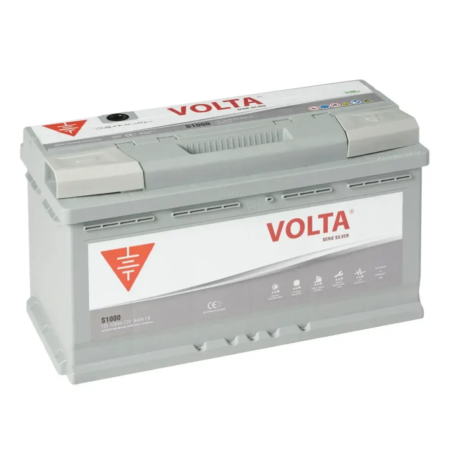 Batería de Coche 100Ah 940A EN Volta S1000D Silver