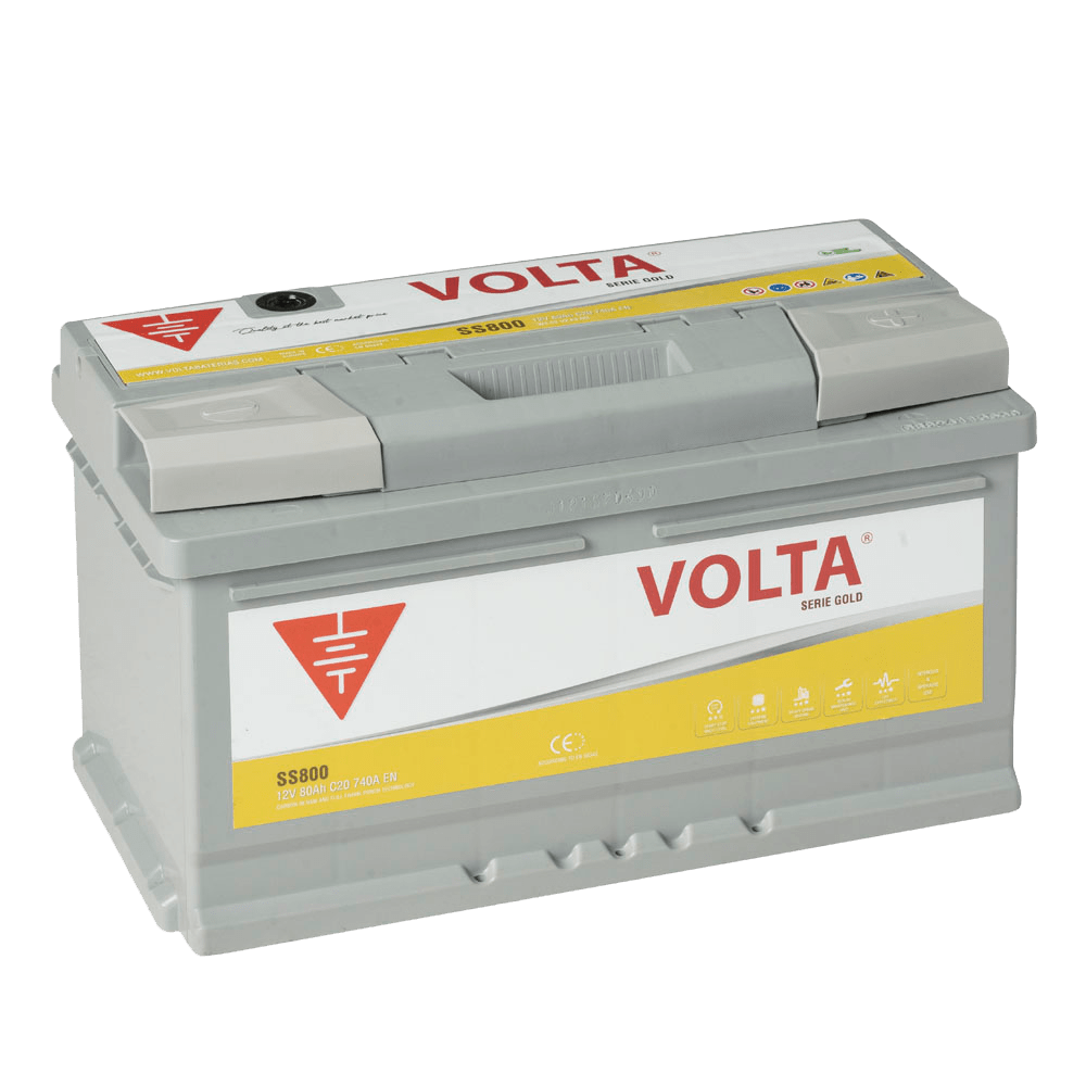 Batería de Coche Start Stop EFB 80Ah 740 A EN Volta SS800D