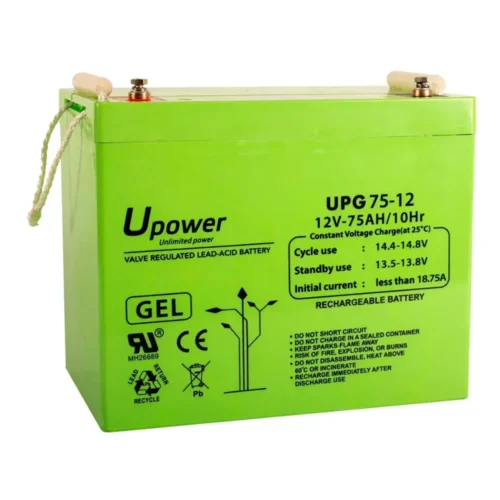 Batería GEL UPG75-12 de 75Ah