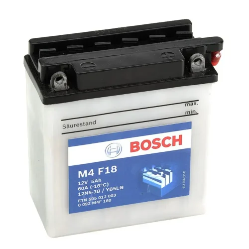 Batería de Moto 5Ah 12V Bosch M4F18