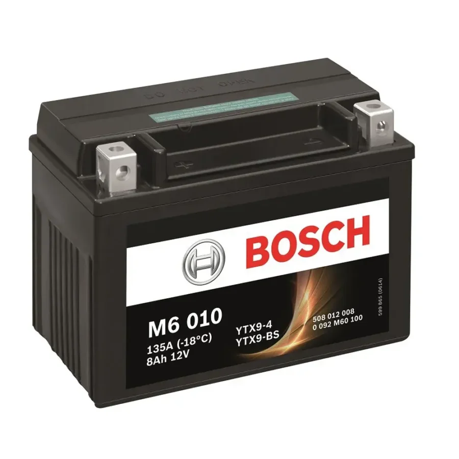 Batería de Moto 8Ah Bosch M6010 AGM