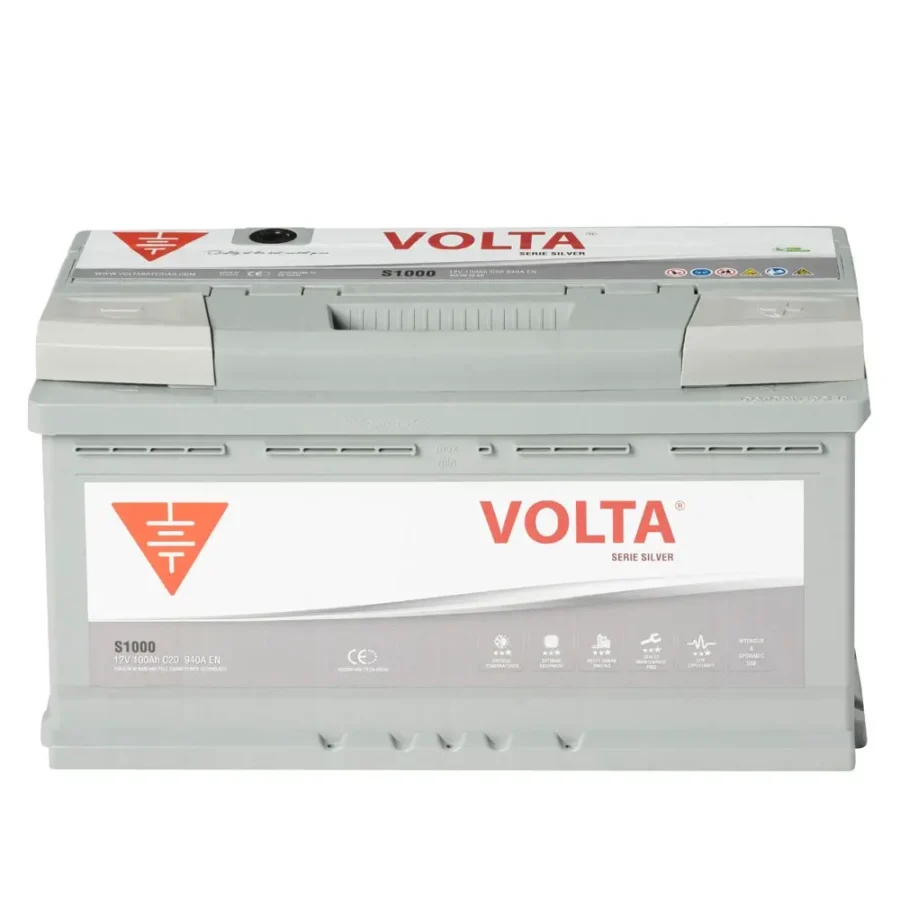 Batería de Coche 100Ah 940A EN Volta S1000D Silver