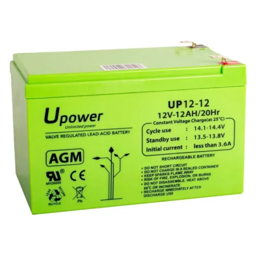 Batería AGM UPOWER 12-12 de 12 Ah