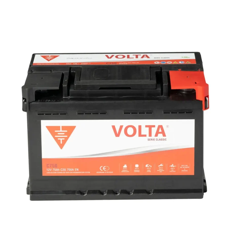 Batería de Coche 75Ah 700A EN Volta C750D Classic
