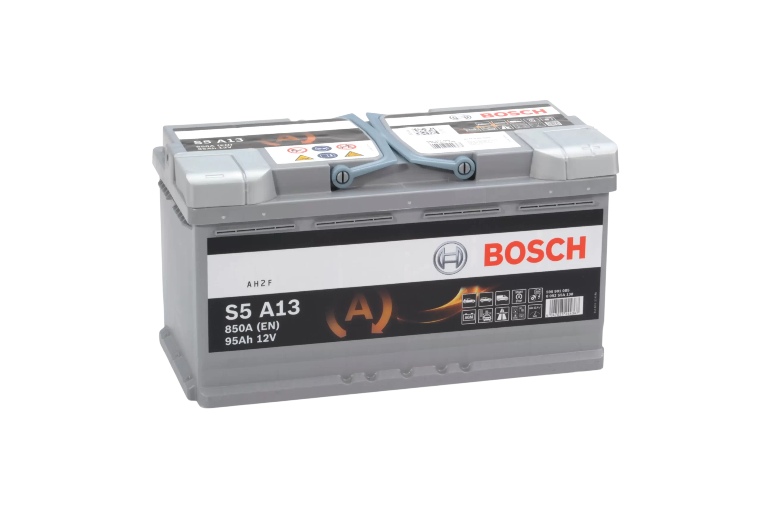 Batería De Coche Start Stop AGM 95Ah 850 A EN Bosch S5A13 - Volta Baterias