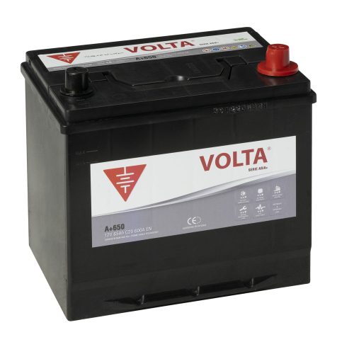 Bateria de coche Volta A650D 65Ah 600A EN Asia Plus
