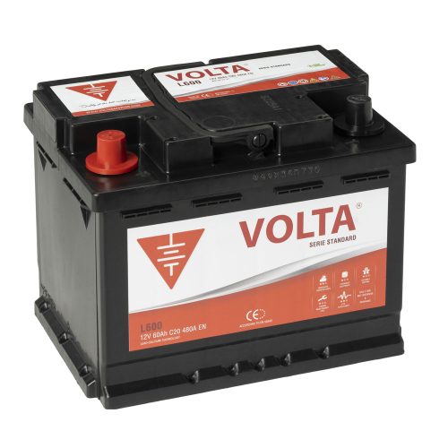 Batería para coche 60Ah 480A EN Standard positivo izquierda Volta L600I