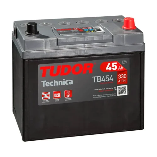 Tudor TB454 batería de coche 45Ah 330A EN
