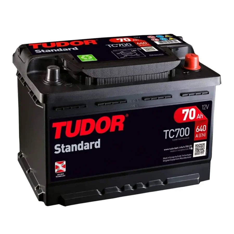 Tudor TC700 Batería de coche 70Ah 640A