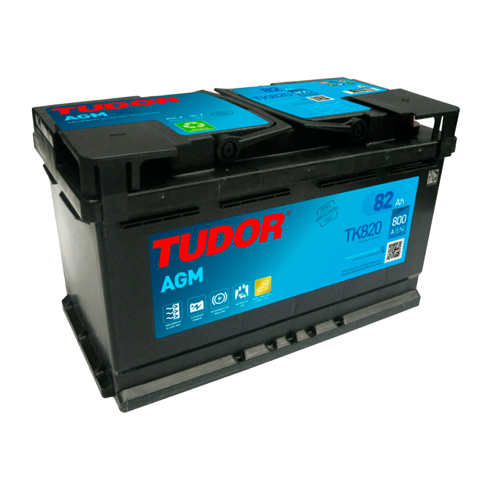 Tudor TK820 Batería de Coche AGM 82Ah 800A EN