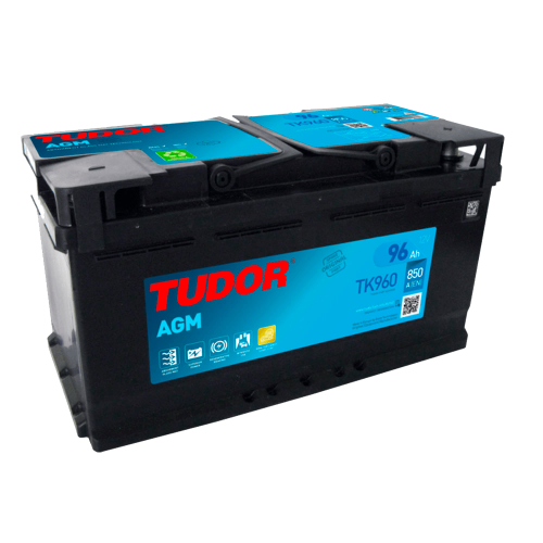 Tudor TK960 AGM Batería de coche 96Ah 850A 12V