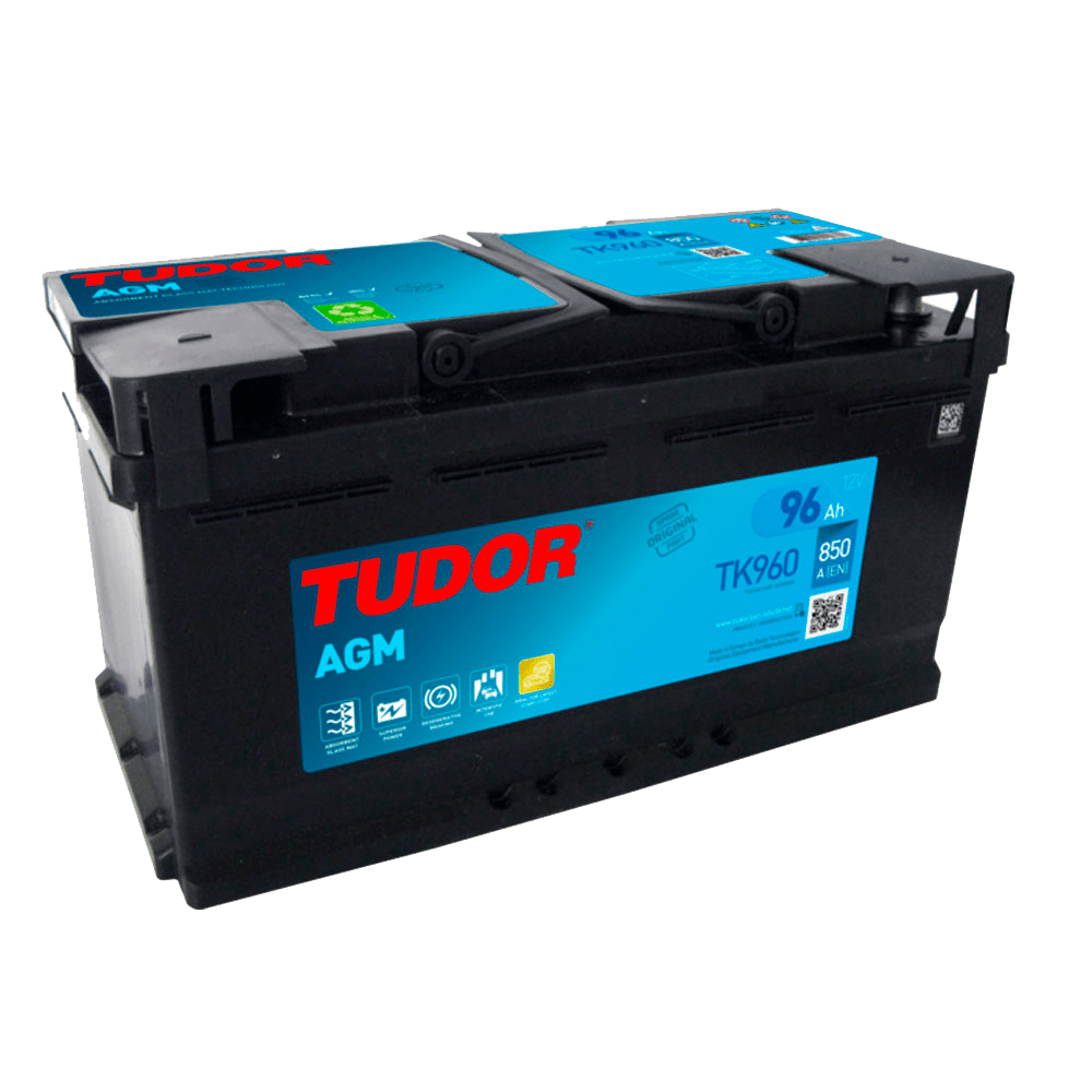 Tudor TK960 Batería de Coche AGM 96Ah 850A EN