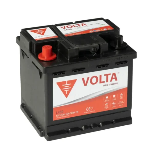 Batería de Coche Volta 45Ah 360A EN Standard L450I +Izq