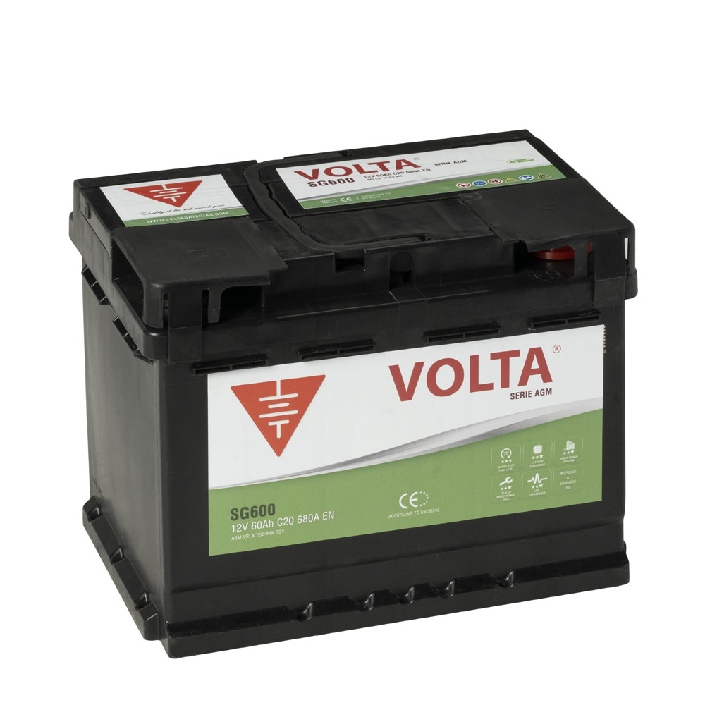 ᐈ Batería De Coche Volta L600I 60Ah +Izq