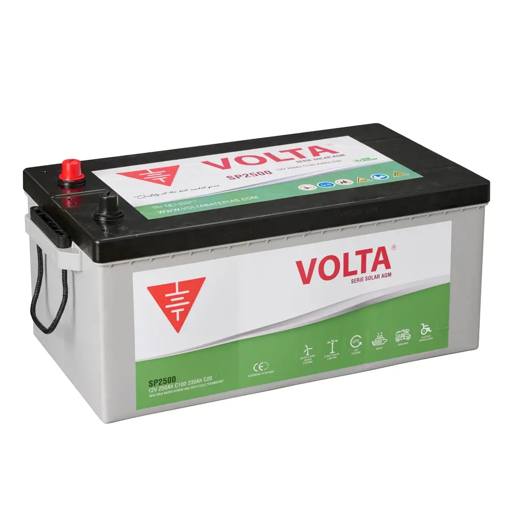 ᐈBatería Solar AGM Volta SP2500I 250Ah