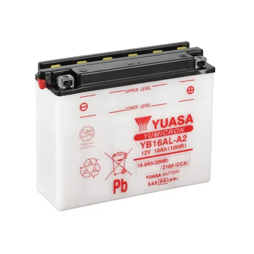 Batería de Moto YUASA YB16AL-A2 16Ah 12V