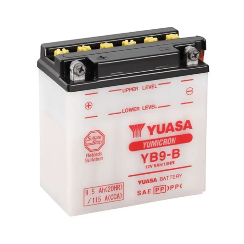 Batería de Moto YUASA YB9-B 12N9-4-B1 9Ah 12V
